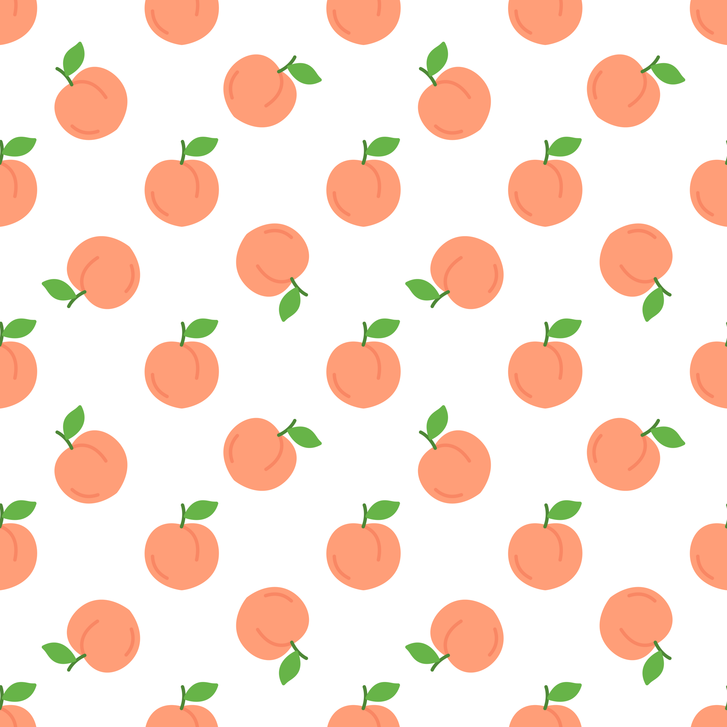 Peach seamless pattern background